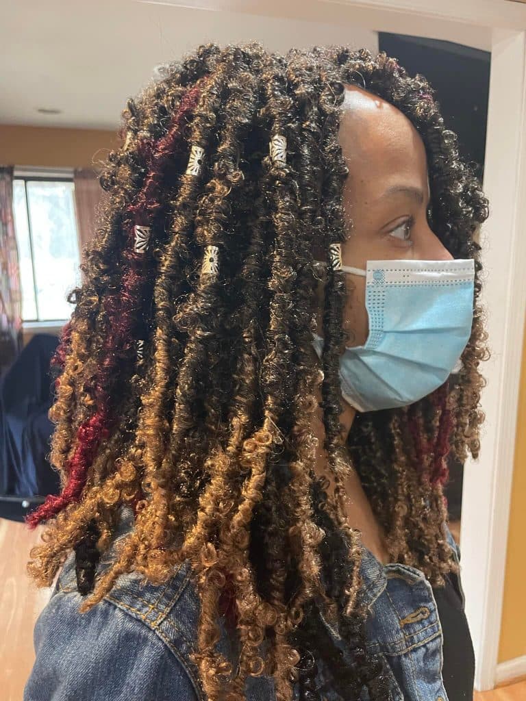 Original African Braiding · finished install