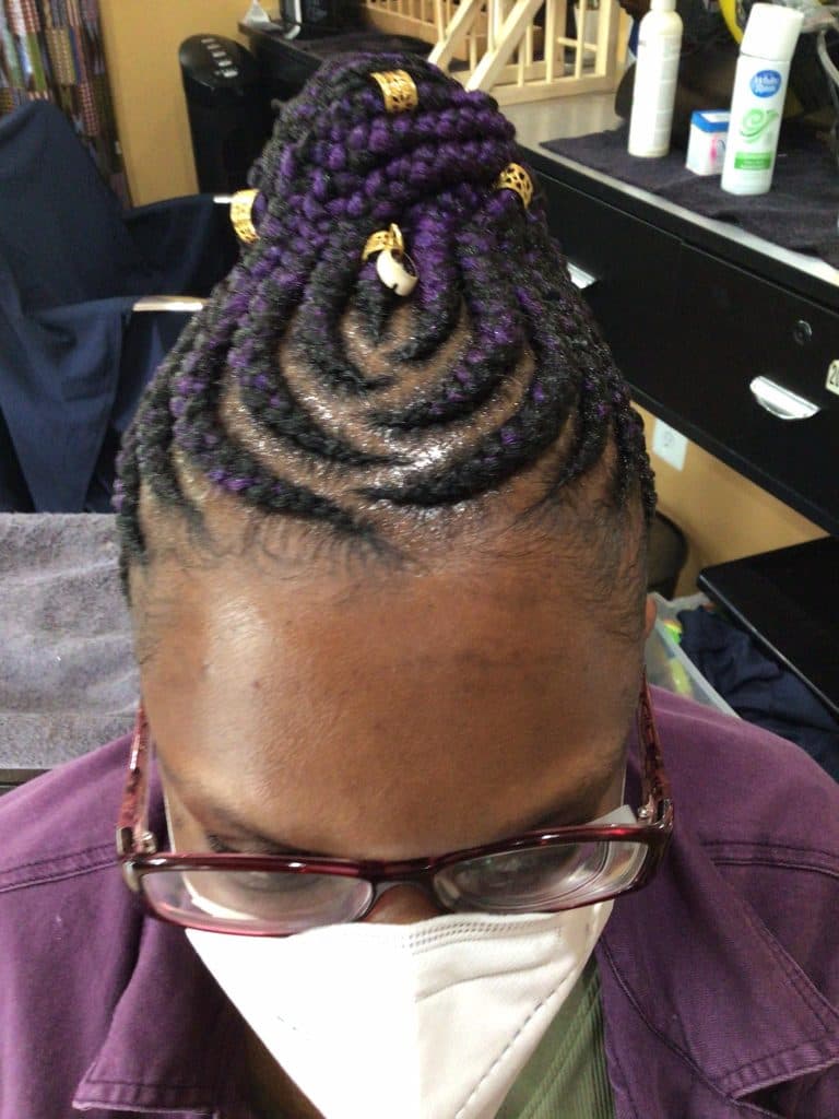Original African Braiding · finished install