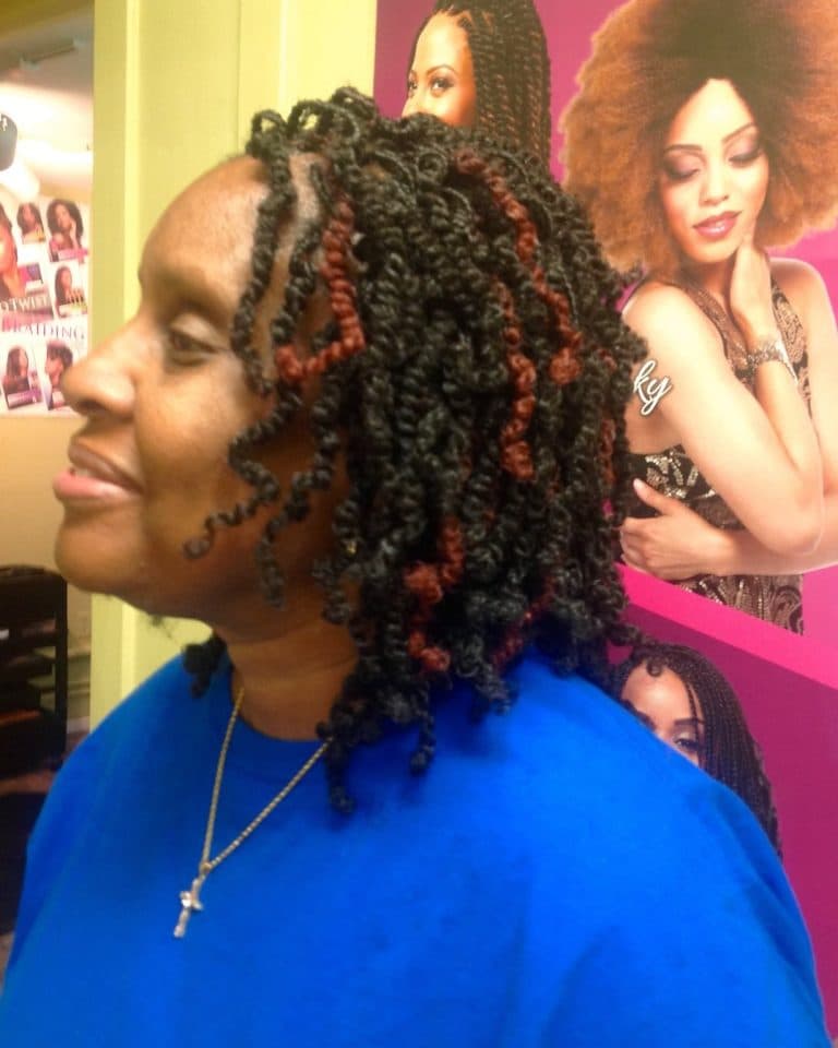 Original African Braiding · finished install