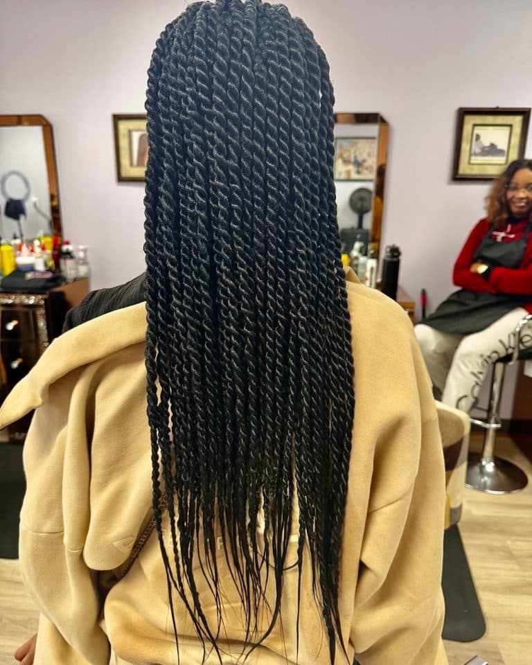 Original African Braiding · finished install