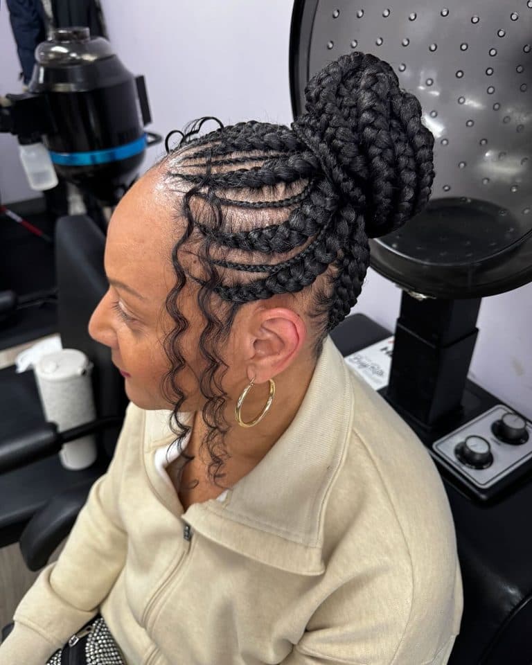 Original African Braiding · finished install